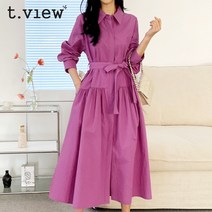 티뷰 언발셔링퍼프롱원피스_V3A-VOP022