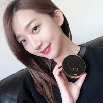 LFB 커버력 좋은 쿠션 물광쿠션 본품+리필 연예인쿠션 99% 항균퍼프, 21호 라이트베이지(본품+리필)