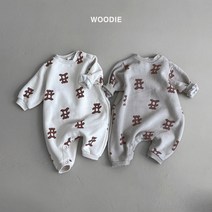 미니트리 베이비 베리곰슈트 돌전후아기 겨울 우주복