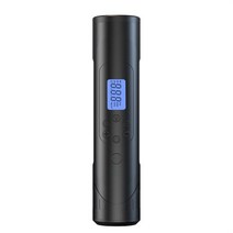 무선에어펌프 휴대용 무선 자동차 전기 공기 펌프 USB 충전 타이어 팽창기 60W 4500mAh 배터리 구동, Black, Black