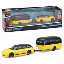 자전거 트레일러 maisto 1:64 합금 트럭 평판 운송 차량 모델 다이 캐스트 장난감 여행 자동차 모델 시뮬레이션 컬렉션 선물, 2006 닷지