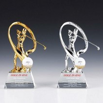 주문 제작 트로피 이글트로피 골프패 싱글 홀인원, 단품