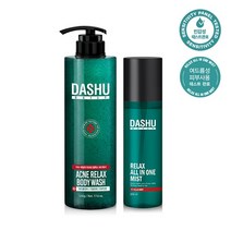 [아크네케어세트] 아크네 바디워시 500ml+릴렉스 올인원 미스트200ml, 단품