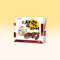 롯데제과 명가 찰떡파이 350g / 간식 과자, 1개
