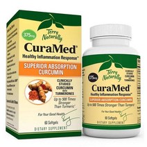 Terry Naturally 테리 내츄럴리 강황 커큐민 CuraMed 375mg 60정, 1개, 1