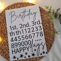 재미제이 내맘대로 풍선스티커 (생일 기념일 레터링풍선만들기), 1개, 블랙