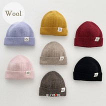 아기 비니 유아 모자 신생아비니 겨울 울스마일숏비니