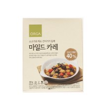 ORGA 가정식 마일드카레 300g (150gx2봉) 별식 술안주 간편식 캠핑 혼밥 자취 튀김, 17개