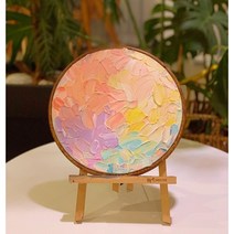 백드롭 페인팅 키트 젤스톤, 절약형키트, 30*40cm, 블루밍부케