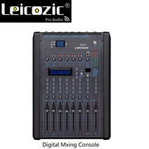 오디오 인터페이스 오디오 믹서 usb 4채널 8채널 leicozic 전문 디지털 데스크 dgi-8 8 채널 믹싱 콘솔 녹음 랙 마운트 스튜디오 라이브 태블릿