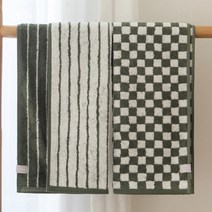 기라로쉬 뱀부 체스 그리드 타올 180g 부드러운 호텔수건 답례품, GL)180g_뱀부선염타올_그리드, 단품