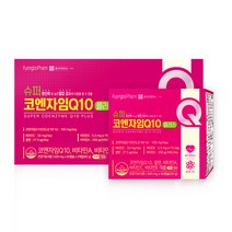 종근당경보 슈퍼 코엔자임Q10 플러스 60캡슐 혈압 비타민A/E 셀렌 약 국 용, 60정, 2개