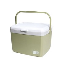 탄씨엔쯔 아웃도어 보온 아이스박스, 말차 그린, 13L