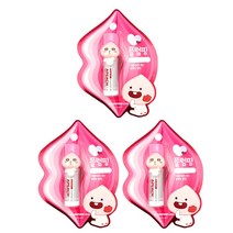 유니크앤몰 주름개선 아티에이징 입술 구원템 온더바디 플럼핑 어피치립밤, 3개