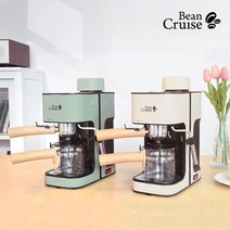 빈크루즈 미니에쏘 가정용 반자동 커피머신, BCC-450ES(크림화이트)
