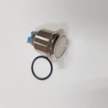 [가성비 최고]5A 푸쉬 원형 12V 버튼 19mm 스위치 누름 방수 YS21JN22, 1