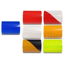 라인컷 자동차 킥보드 오토바이 줄띠 프리즘 안전스티커 반사테이프 50mmx3M, 주황 50mm x 3M