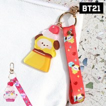 BT21 열쇠고리 키링 가방고리 다이어리 에어팟 지갑, CHIMMY, 1개