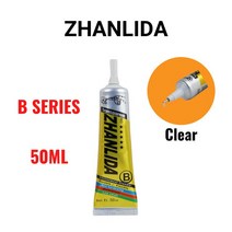 다용도접착제 강력 순간 유리 금속 강마루 접착제 Zhanlida B 50ML 지우기 연락처 전화 프레임 수리 다목적 DIY B7000 정밀 팁, 1.Zhanlida B 50ML