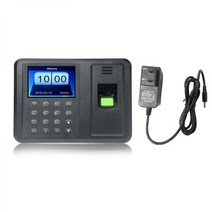 근태기 지문인식 시간 출입 근무 다국어 전자, english, US Plug