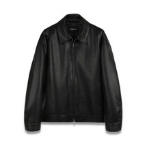 DJASON 오버핏 비건레더 싱글 자켓 Overfit veganleather single jacket YE