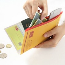 [Travel Mate] 에어메일 RFID 해킹방지 여권지갑(APC) - 옐로우