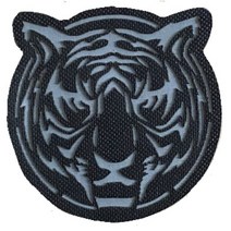 뺏지 굿즈 타이거 반사 적외선 IR 패치 어두운 전술 아플리케 의류용 후크 및 루프 배지, 06 6