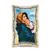 이태리 금박 액자 거리성 모님 10cmX15cm 천주교 성물