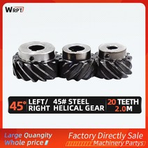 Hardware 2모드 20T 헬리컬 기어 왼쪽 회전 오른쪽 회전 금형 변속기 2m20 톱니, 01 Left 2M20Teeth