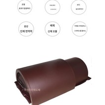 적외선 온열 찜질기 돔 사우나 건식 이동 찜질방 가정용 힐링 미니 사우나 스팀실, 브라운(매트 없음)