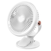 위컴 데스크톱 팬 클립 탁상용 선풍기, White, WT-F18