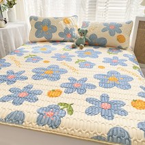 라텍스 돗자리 3종 세트 두꺼운 에어컨 소프트 돗자리 물세탁 가능 latex mat 아이버리아 A25 Q572H718, 07