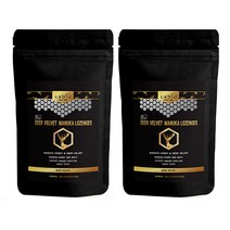 (2개 묶음) 유비바이오 뉴질랜드 녹용 마누카꿀 로젠지 사탕 25개입