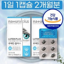 루테인 플러스 20mg 빌베리 메리골드 추출물 비타민 함유 뉴테인 2개월분 개별포장, 상세페이지 참조, 상세페이지 참조