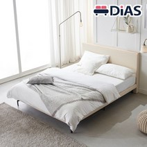 [디아스침대] New오브제 가죽침대 슈퍼싱글 / 이태리라텍스 필로우탑 독립매트리스, 그레이