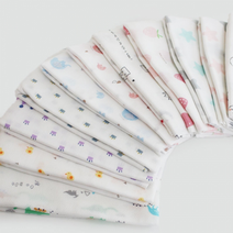 [무루] 소프트 나염 사각 천기저귀 5장(1set)_스마일