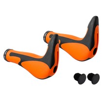 GORIX 고릭스 GX-849AD3-L1-G2 자전거 에르고 그립 + 바 엔드 (오렌지)