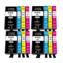 hp리필잉크 603xl 29xl HP 912 912XL 잉크 카트리지 HP912 OfficeJet 8010 8012 8013 8014 8015 8017 8018 8020 8022, [04] 4BK 4C 4M 4Y