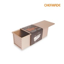 쉐프메이드 스트라이프 식빵틀 뚜껑포함 300g