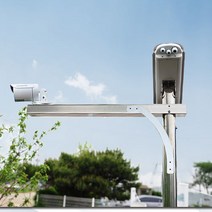 (주)시스매니아 폴 3M SUS 4인치 CCTV폴대 TSP-300, 1세트, TSP-300+외가지