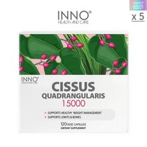 Inno Health & Care 뉴질랜드 정품 이노 헬스앤케어 씨서스 15000 120베지캡슐 5개묶음, 120정, 5박스