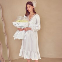 [발코니][3846-BBSHO] 아델린 원피스 Ivory