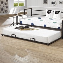 다이젠 세르보 철제 슬라이딩 침대 프레임 S (착불), 화이트