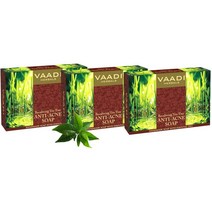 Vaadi Herbals 티 트리 오일 비누 8oz x3개