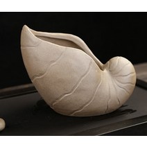틀밭 대형화분도매 상추수경재배 키큰화분 난화분 콩분 플분 행인화분 삽목상자 슬릿분 크리 에이 티브 거친 도자기 화분 쉘 모양 세라믹 즙이 많은 식물 냄비 홀더 요정 정원 선인장, 02