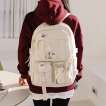 HACHO_ 직장인백팩 디자인백팩 여성천가방 복조리백팩 신학기백팩 커플백팩 성인백팩