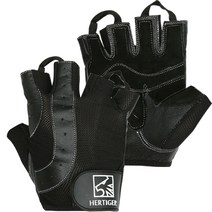허타이거 에어메쉬 가죽 헬스장갑, 블랙