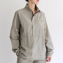 헤링본 여자 남녀공용 아노락 긴팔 루즈핏 애슬레저룩 러닝 트레이닝 상의 스포츠 기능성 운동복 TF104W