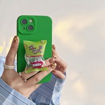 홀더 핸드폰 거치대 사이클링 자전거 오토바이풍선 포장 korea bear gummy cell phone grip tok holder cola gummy 시뮬레이션 스낵, 초록