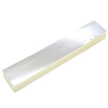 OPP무스띠(얇음)-1000매 / 높이 5cm x 30cm 재단 / 피스띠 / 케익띠 / 조각케익띠